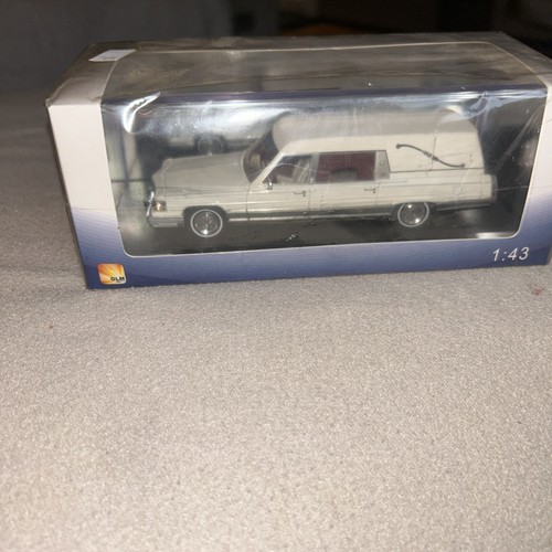 1/43 GLM-MODELS - CADILLAC - EUREKA CONCOURS HEARSE 1991 - FUNERAL CAR