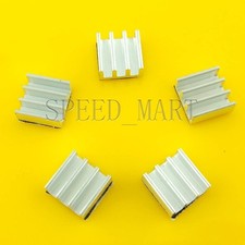 NEW 5pcs Aluminum Heat Sink with Thermal Adhesive for Memory Chip IC 11 11 5mm