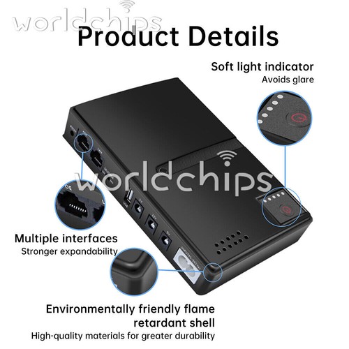 1018P/1018L UPS Uninterruptible Power Supply DC Battery Backup Router Adapter - Picture 5 of 28