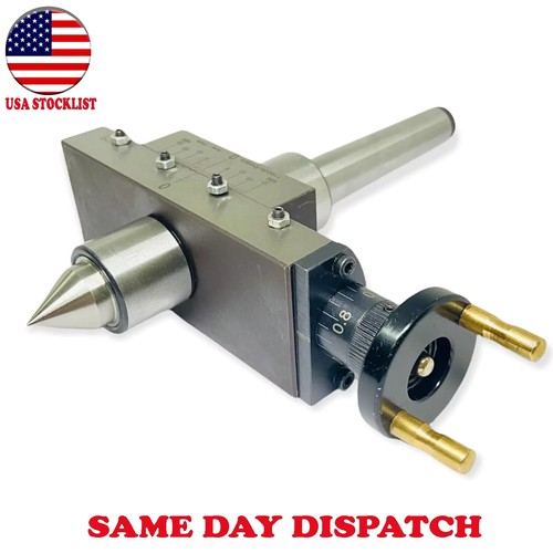 NEW IMPROVED Lathe Taper Turning Attachment MT3 Shank With Revolving Live Center - 第 1/9 張圖片