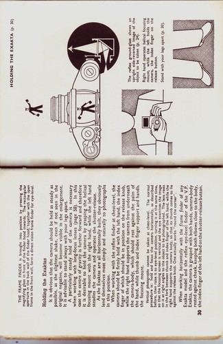 Folleto de instrucciones guía de 112 páginas para cámaras Exakta 1950 - Imagen 4 de 5