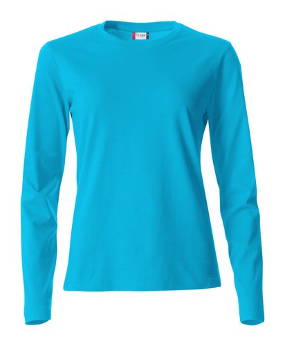 CLIQUE T-shirt Maglietta BASIC-T LADIES Maglia Manica Lunga Donna 100% Cotone - Foto 16 di 33