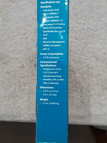 NOS PCI U.S. Robotics 10 / 100 Mbps Network Card - Picture 4 of 7