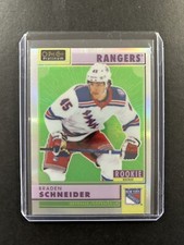 Braden Schneider 2022-23 O-Pee-Chee Platinum Retro Rookie Rainbow #R-77 Rangers