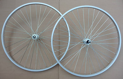 Hybrid 700c Fahrrad Vorder-/Hinterrad Laufradsatz NEU Bike Cycle Freilauf Nabe
