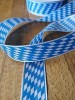 5M 25Mm Breit Band ZüNftig Bayrisch Oktoberfest Bayern Blauweiß Blau Weiß Raute