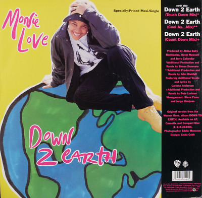 Monie Love   Down 2 Earth / Don't Funk Wid The Mo - Vinyl 12'' - Hip Hop Hip-Hous