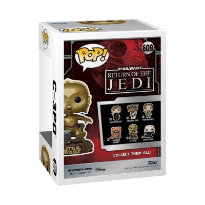 Funko POP! POP STAR WARS EP VI 40TH C3PO IN CHAIR #609 New