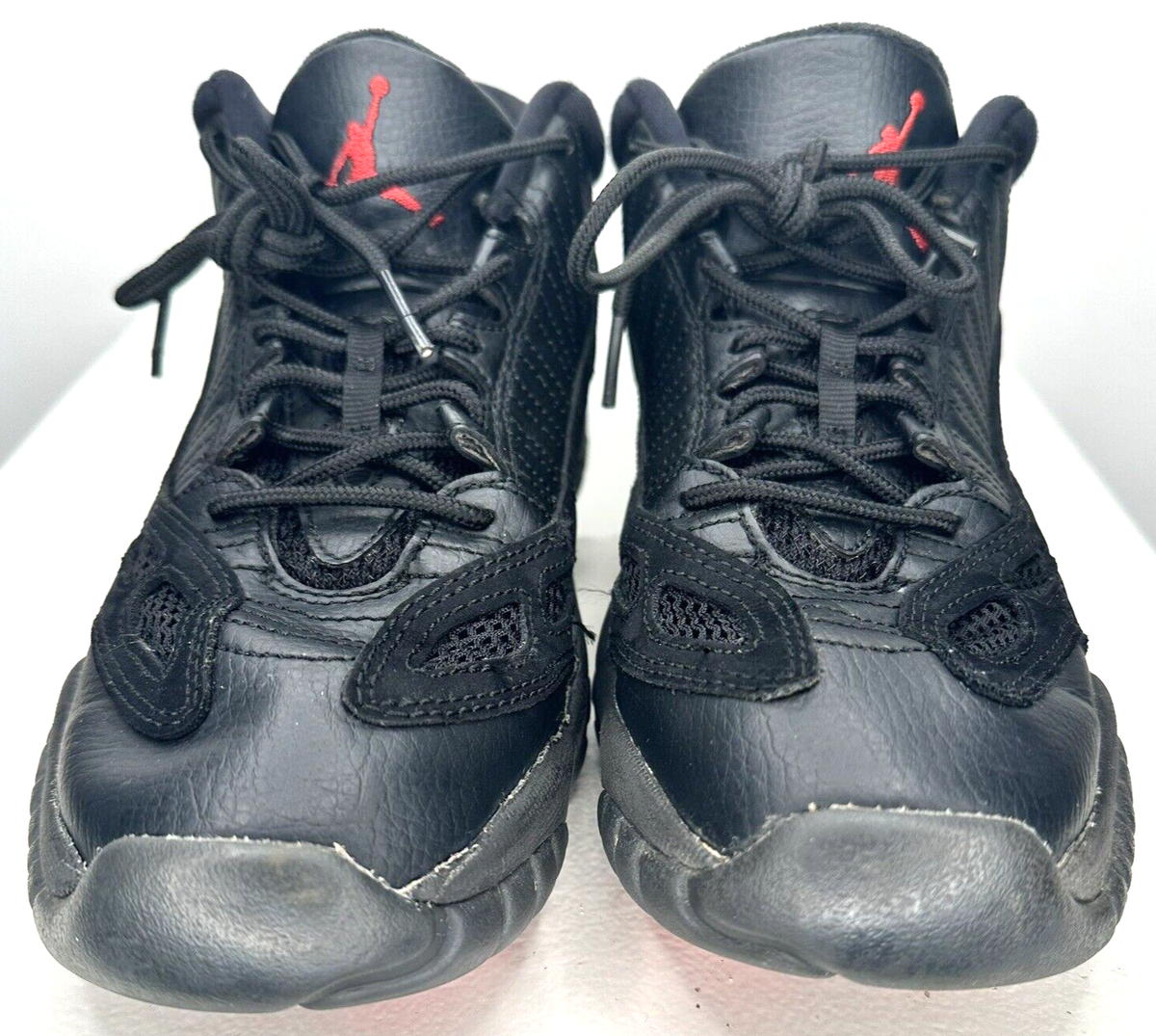 Nike Air Jordan 11 Low IE Referee Sneakers Youth 6Y Black Red