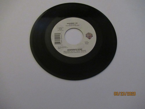 Highway 101: Honky Tonk Heart / Desperate Road / 45 Rpm 1989 / EX - Imagen 2 de 2