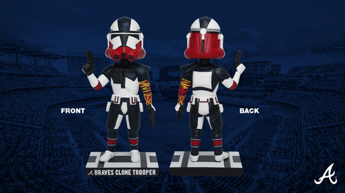 Atlanta Braves Star Wars Clone Trooper Bobblehead FREE SHIPPING Chicago CUBS - Picture 2 of 5