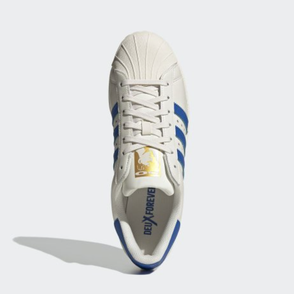 スニーカー adidas Superstar 80s Deux Cream Blue Adidas Superstar 80s Deux Leather Shoes 'Cream/Blue
