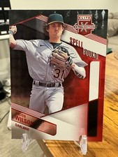 2023 Elite Extra Edition Spellbound SP13 ‘I’ Jacob Wilson Prospect RC 🔥📈