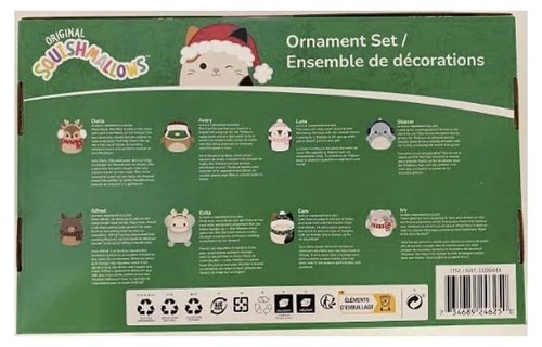 AVERY Squishmallows Stockente Mütze Weihnachten Urlaub Plüschtier Stofftier Spielzeug - Bild 15 von 16