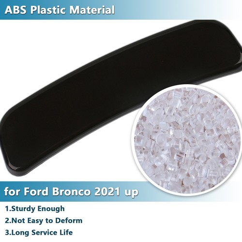 Cubierta decorativa lámpara luz freno montaje alto para Ford Bronco 2021 2022 2023 - Imagen 2 de 10