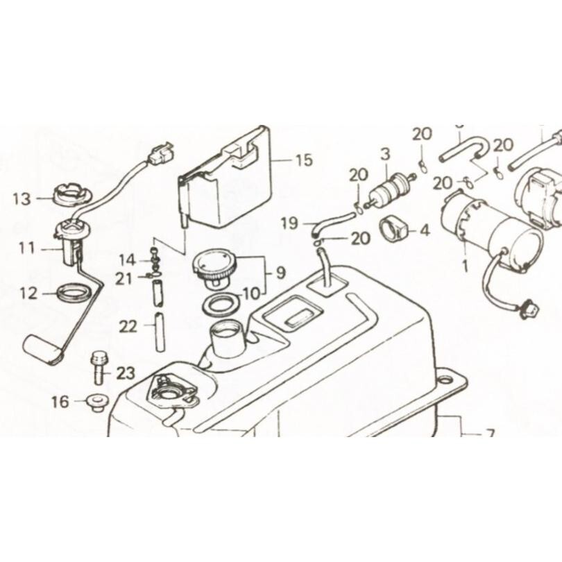 New Genuine OEM HONDA Fuel Pump Assembly 1986 - 2007 HELIX