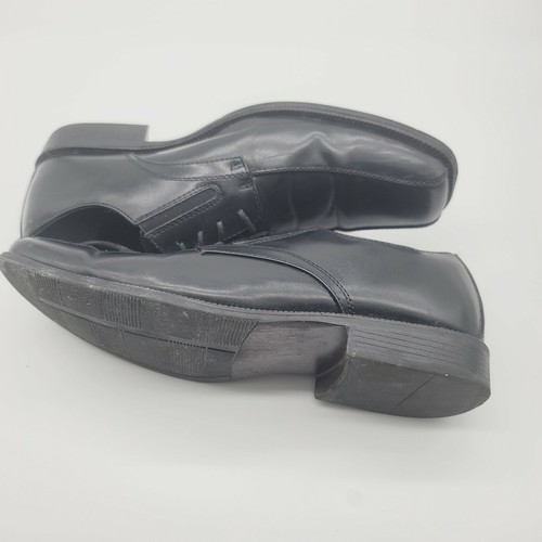 ALFANI Mens Dress Shoes - Proud Bike Toe Leather Black Oxfords Lace-up Sz 11 M - 第 4/9 張圖片