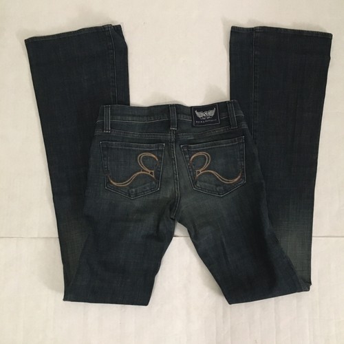 Rock & Republic "Roth" Selvedge Dark Wash Schlagjeans 24 - Bild 4 von 6