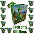 12 X Disney Good Dinosaur Large Gift Bag 31 x 26.5 cm, 12cm W,  Handles and Tags