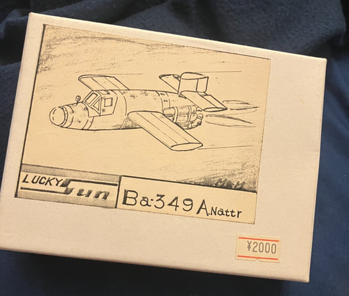 new old stock Lucky Sun Brand Resin 1/48 Ba-349 Natter WWII German Concept