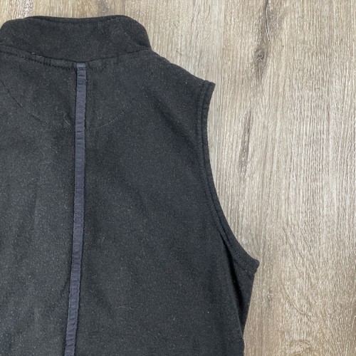 Chaleco polar Kuhl Kashmira para mujer pequeño cremallera completa negro suave al aire libre senderismo campamento - Imagen 17 de 18