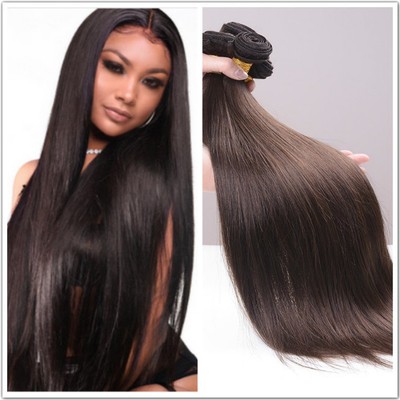 Peruvian Hair 2 Dark Brown Straight Hair Bundle Human Hair