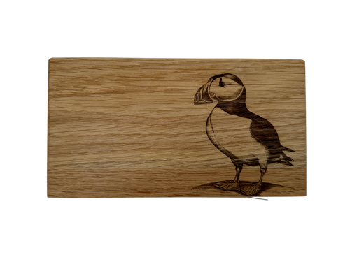 Chopping Board Stand- Letter Rack - Solid Wood- Oak- "Wild World" - Picture 7 of 10