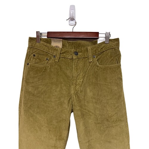 NEW! Levi's Tan Corduroy Pants Golden Brown Irregular Men's Size 27 x 30 - Picture 2 of 11