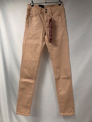Pantaloni Tela Salmone Donna Salsa ref.119122 Secret Skinny w26 L32 34Fr - 第 1/5 張圖片