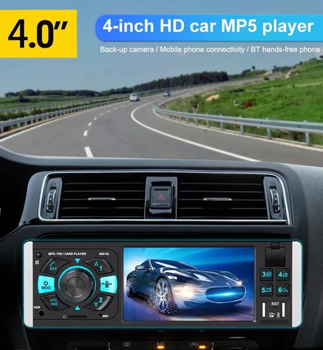Autorradio 1 din Visualización TFT 4.1" Estéreo 45Wx4 Bluetooth USB Aux MP3 Midi - Imagen 6 de 9