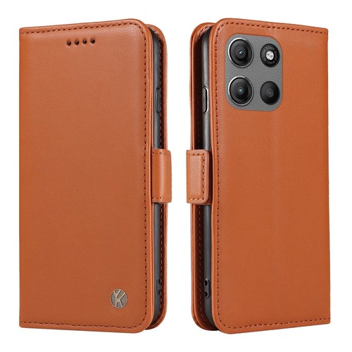 Soft Feel Premium Real Shockproof Simulated Leather Case for Motorola G15 USA - Picture 5 of 14