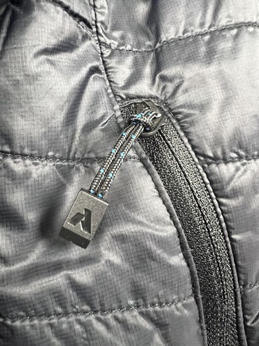 Eddie Bauer Jacket Mens Large First Ascent Pertex Quantum Reversible Blue Black - Picture 7 of 18