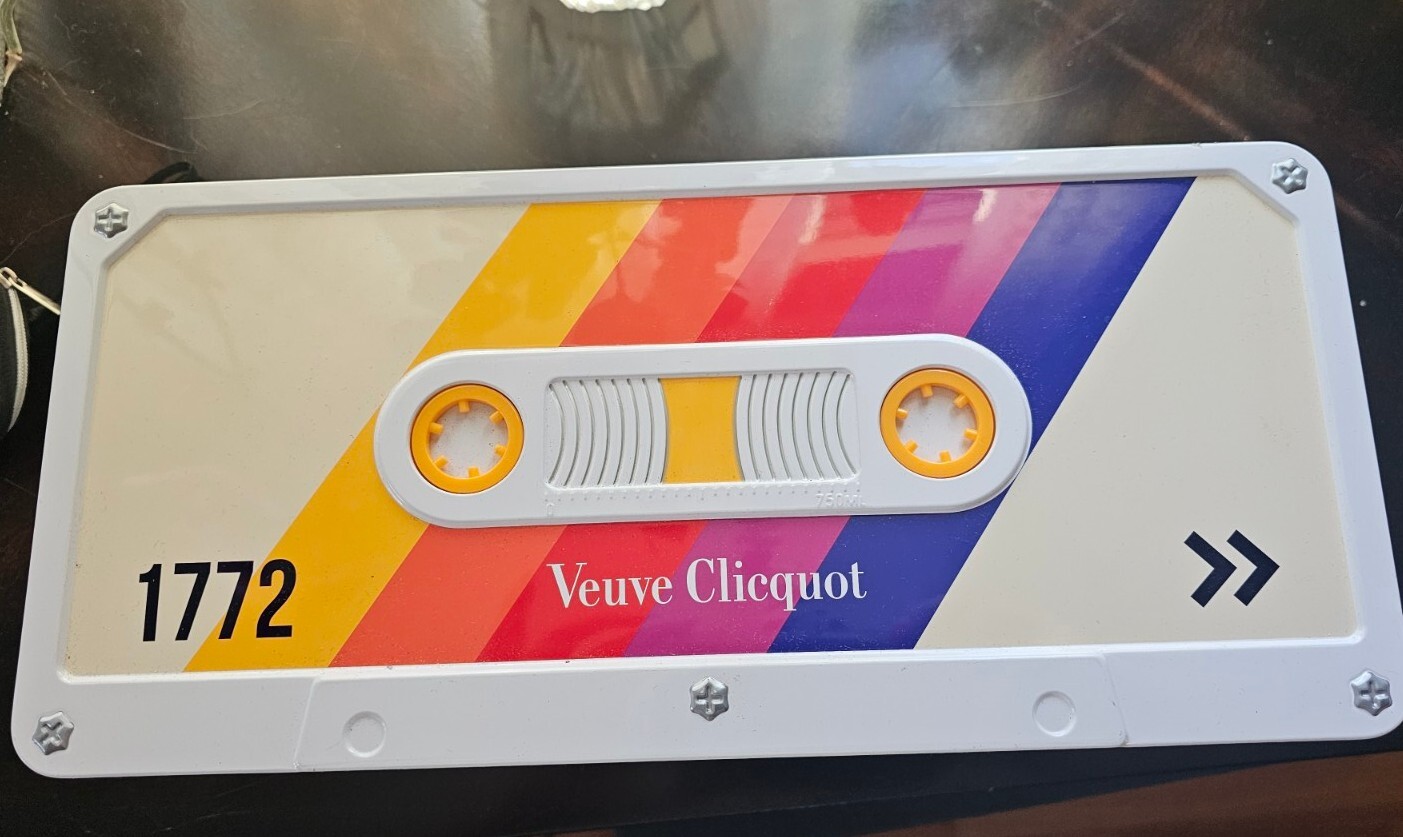 Veuve Clicquot Limited Edition Retro Cassette Tape Empty Tin Box eBay