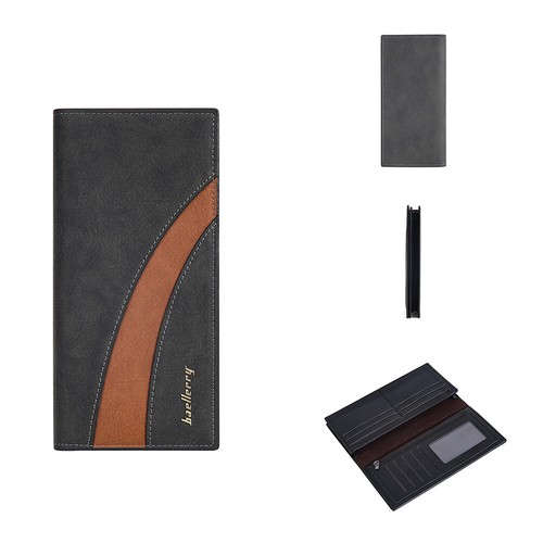 Mens Bifold Long Short Wallet RFID Blocking Checkbook Wallets Slim Card Holder - Picture 11 of 30