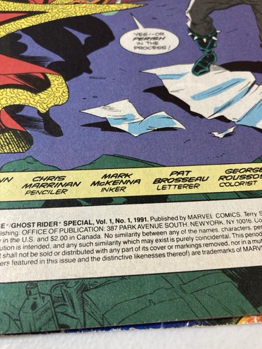 Doctor Strange & Ghost Rider Special #1 (1991) Marvel Comics - Foto 9 di 11