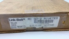 Rexnord Link-Belt RC 60-2 Riveted 10' Roller Chain 160 Pitches Double Strand    
