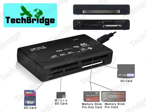 Memory Card Reader All in One 1 USB Adapter SD SDHC Mini Micro M2 MMC XD CF MS - Picture 3 of 7