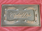 Rare Clyde's Dale Copper Draught Etched Copper Plate Beer Sign 17 3/8”x 10 1/8”
