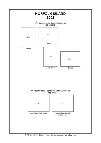 NORFOLK ISLAND - Print Your Own Stamp Album - 1947 to 2024 - for A4 paper - Picture 15 of 24