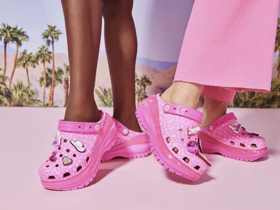 Crocs x Barbie Mega Crush Clog Shoes Pink Size US W8 | eBay