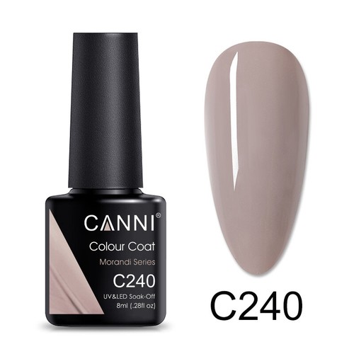 CANNI Lite Nail Gel Polish Soak Off UV LED Colour Base Top Coat Varnish - 8ML - Picture 233 of 251