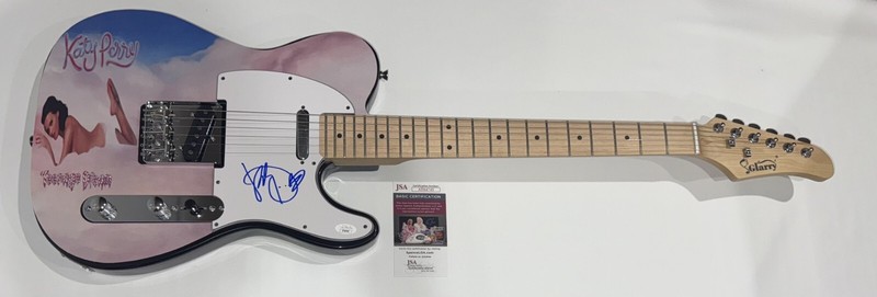 KATY PERRY SIGNED CUSTOM TEENAGE DREAM ELECTRIC GUITAR JSA COA