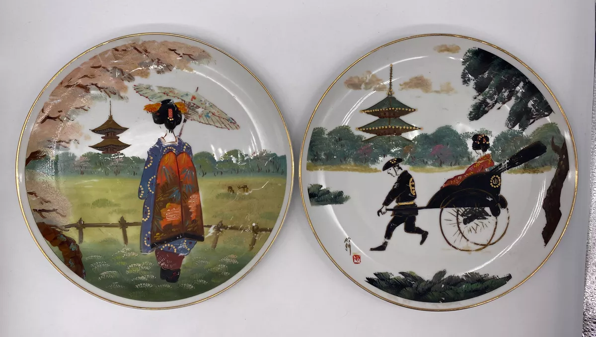 Painting on porcelain plates sale