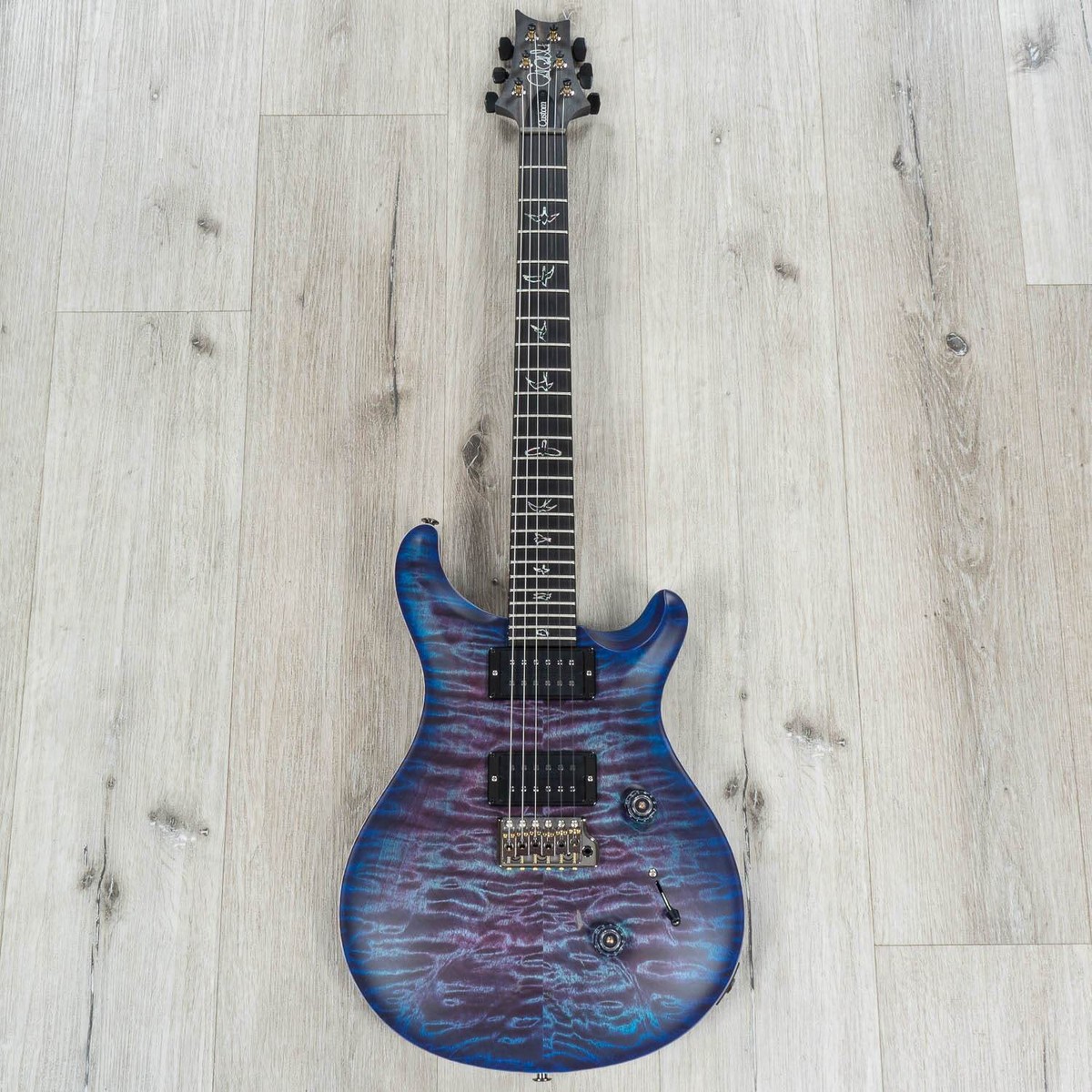 PRS Paul Reed Smith Wood Library Custom 24 Guitar, Quilt Top