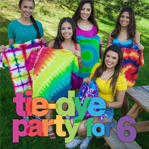 Tulip One-Step Tie-Dye Kit Suministros de Fiesta, 18 Botellas Tie Dye, Arco Iris, 1 Unidad - Imagen 11 de 12