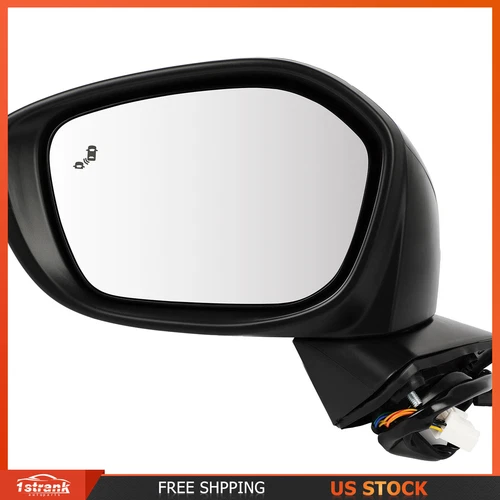 Driver Side Power Mirror For 2022  Honda CIVIC Heated BSM 7 PIN LH