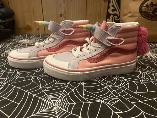 Pink Unicorn Youth Hi Top Vans. Brand New. Size 2.  - Bild 3 von 10