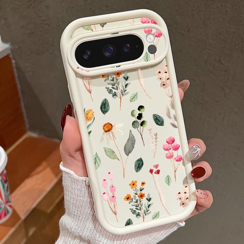For Google Pixel 9 8 Pro 8A Floral Pattern Phone Case Shockproof Silicone Cover - Picture 16 of 43