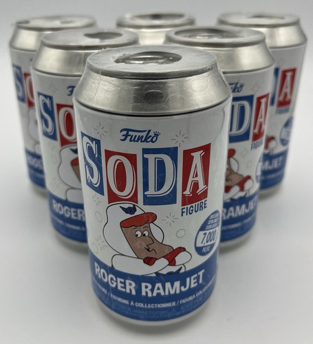 Roger Ramjet Funko Soda Television Lot Of 6 Sealed Cans Brand New Possible Chase - Picture 1 of 7