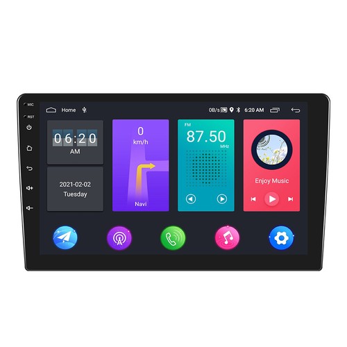 9'' Android 13 Mirror Link GPS Navi 2 Din TouchScreen Car Stereo Radio +Camera - Afbeelding 21 van 24